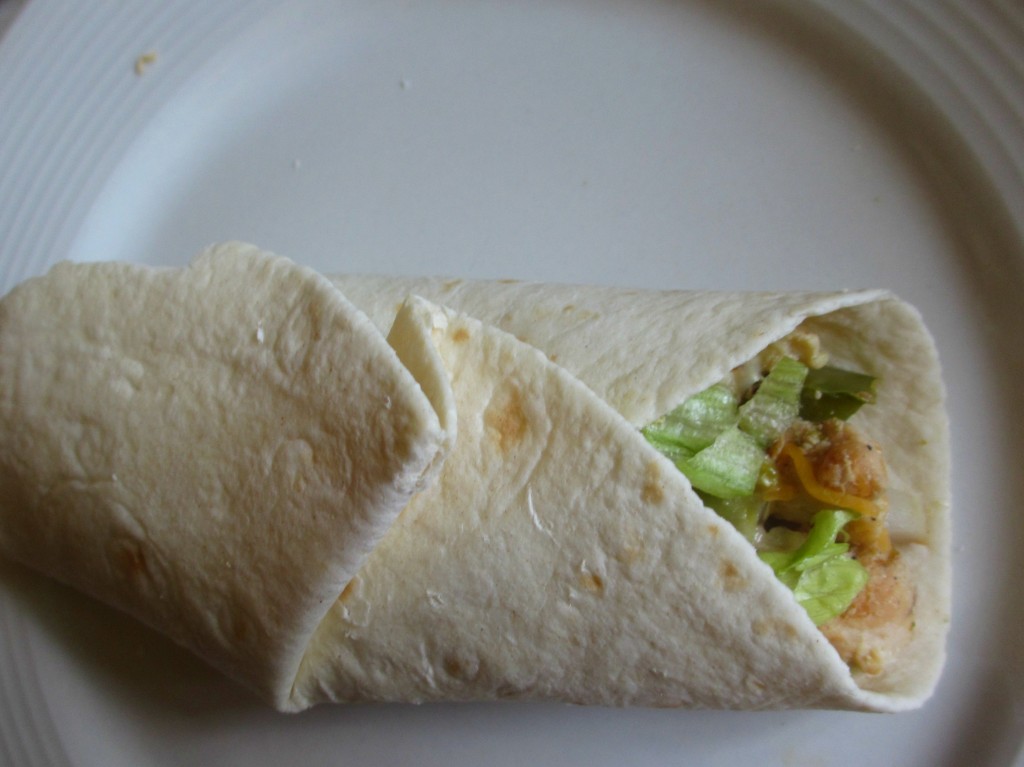 Chicken caesar wraps - quick and easy dinner idea