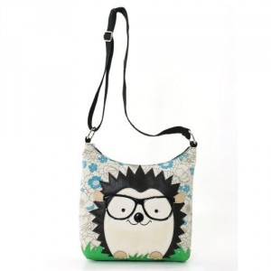 nerdy hedgehog purse