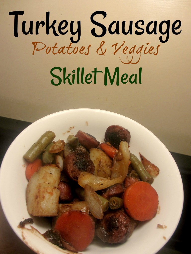 turkey sausage potatoes and veggies skillet meal