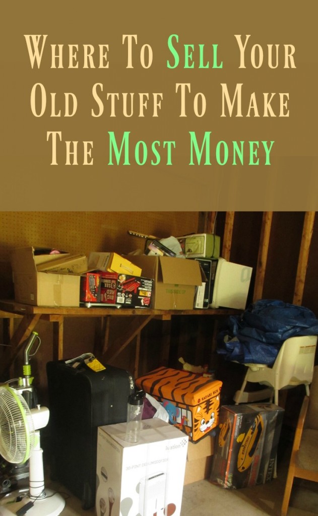 Sell your stuff - where to sell your old stuff to make the most money