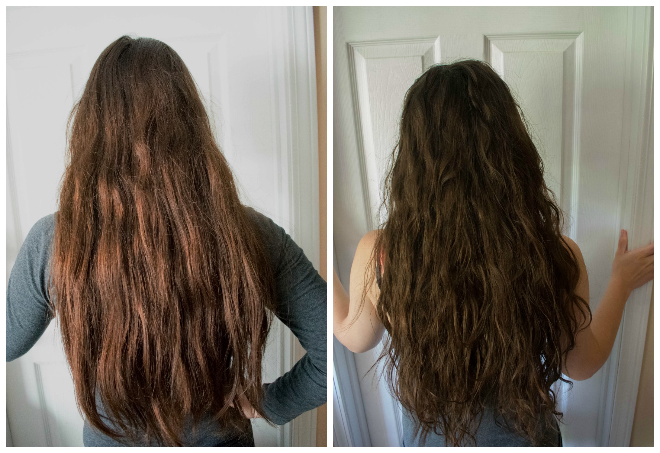 Curly Girl Method Before And After 1 Week Update 2a 2b 2c Wavy Curly Hair Frank Loves Beans 
